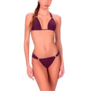 Despi Women's Marsala Copacabana Bikini Bottom Size S